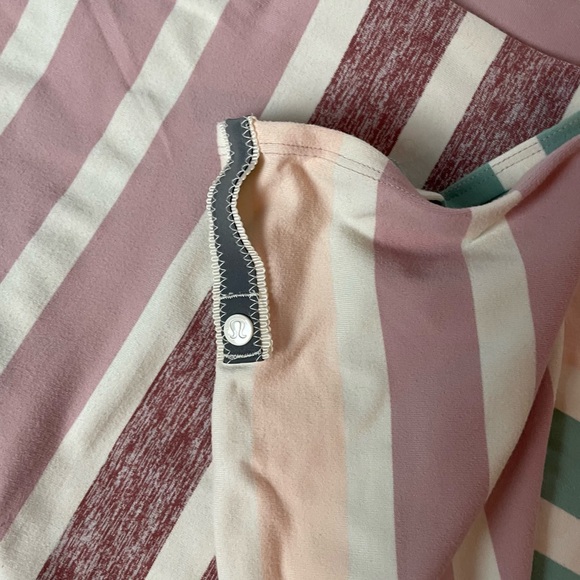 Lululemon Vinyasa Scarf Rulu Triplet Twin Stripe Heathered Angel Wing Multi - Picture 5 of 7